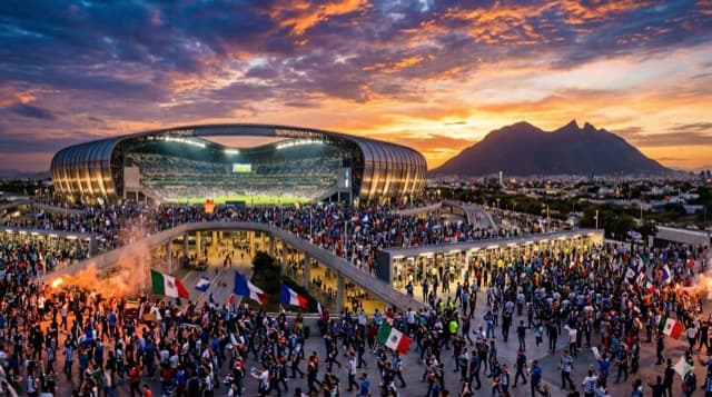 Estadio BBVA sede del Mundial 2026 en Monterrey